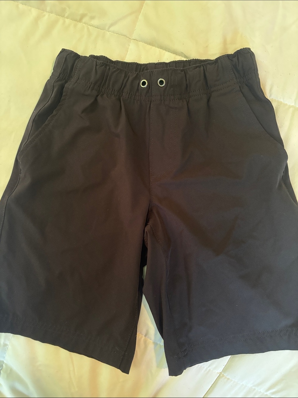 Sonoma Boys Black Athletic Elastic-Waist Shorts